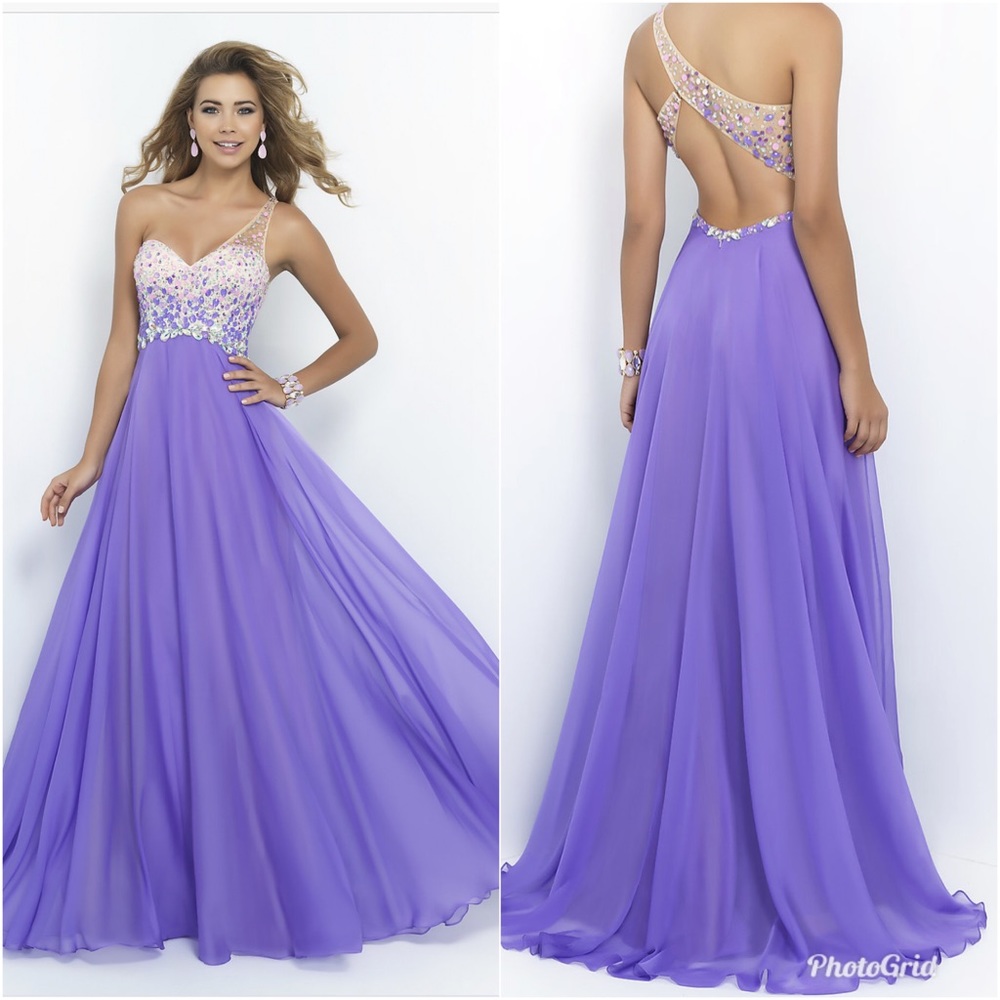 Blush prom dress